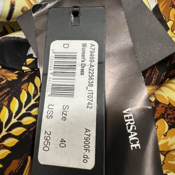 Versace Midi Length Dress Size 40 Brand New with Tags - Picture 10 of 12